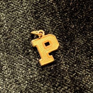 James Avery 14k gold P initial charm